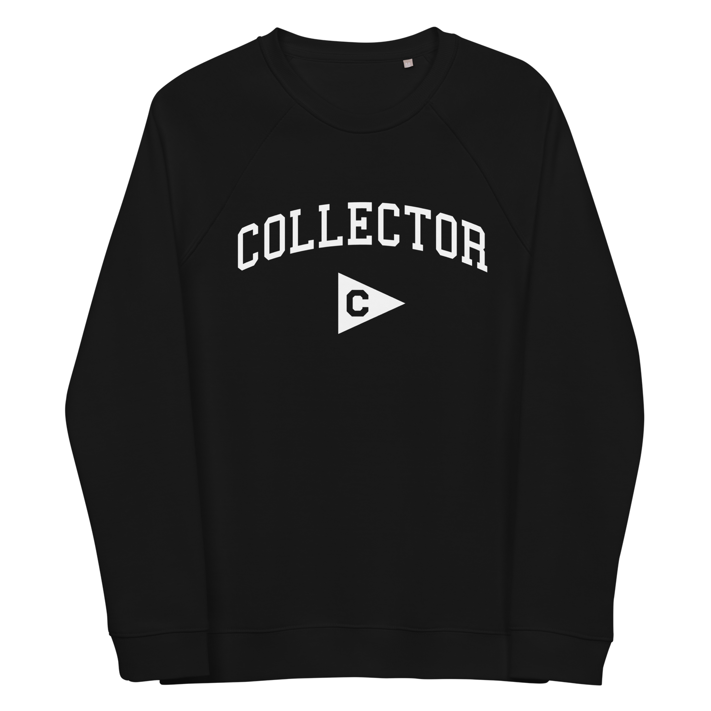 Unisex organic raglan sweatshirt