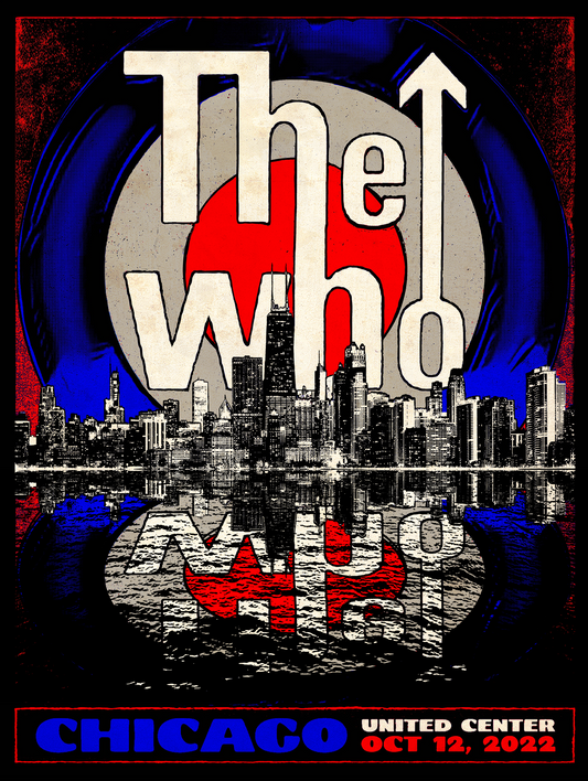 THE WHO CHICAGO 2022 LITHOGRAPH